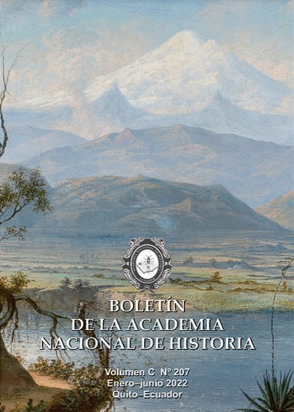 					Ver Vol. 100 Núm. 207 (2022): BOLETÍN DE LA ACADEMIA NACIONAL DE HISTORIA Vol. C N207 (Enero-Junio 2022)
				