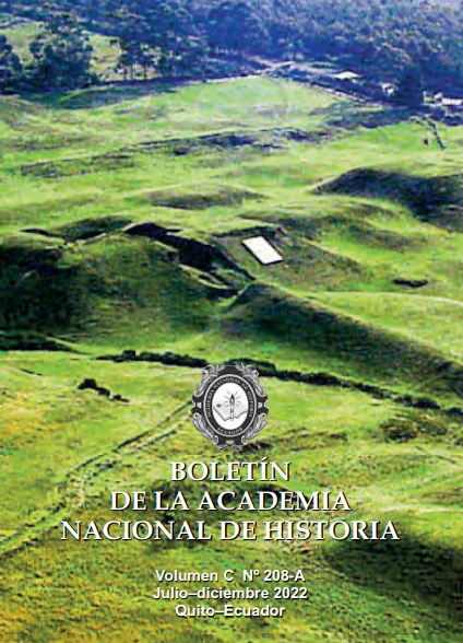 					Ver Vol. 100 Núm. 208-A (2022): BOLETÍN DE LA ACADEMIA NACIONAL DE HISTORIA Vol. C N208-A (Julio-Diciembre 2022)
				